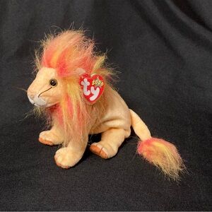 💫 Vintage 2000 Bushy the Lion Ty Beanie Baby